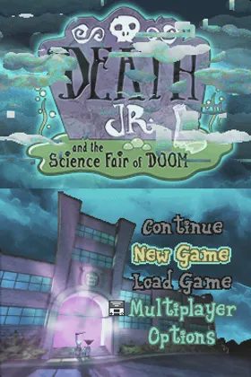 Death Jr. and the Science Fair of Doom (USA) screen shot title